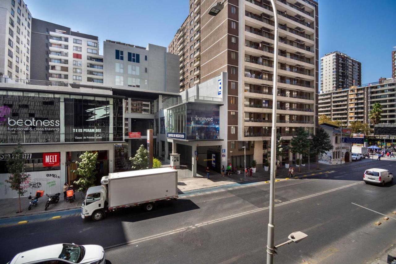 Tribeca Twin Room - Studio With Pool, Wifi, Ac Santiago de Chile Exteriör bild